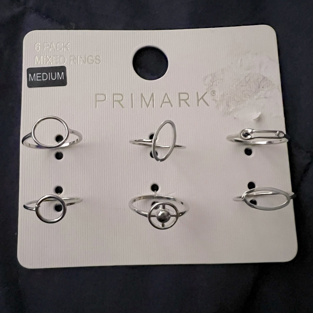 Silver ring set
